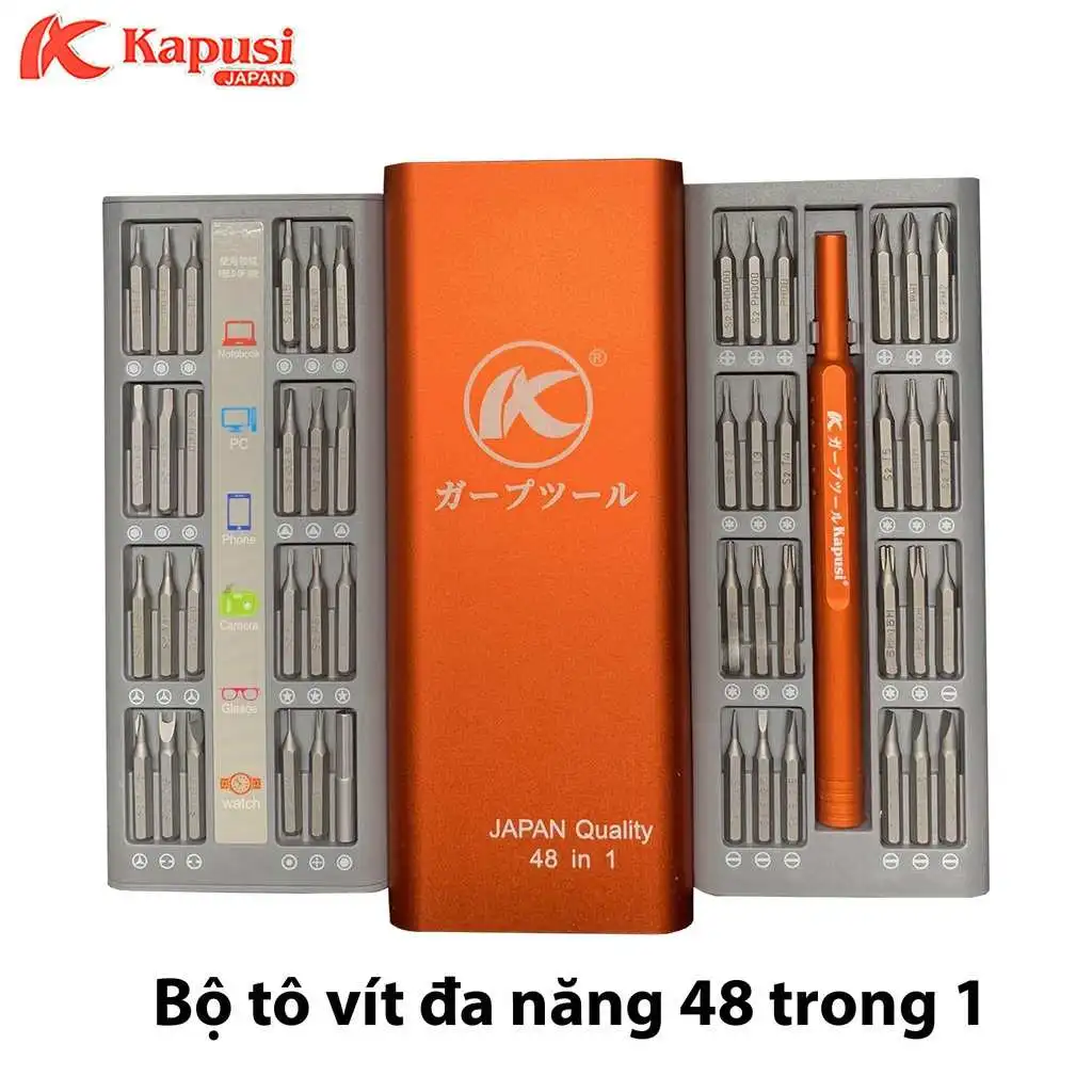 Bộ tua vít sửa điện thoại kapusi 48 chi tiết