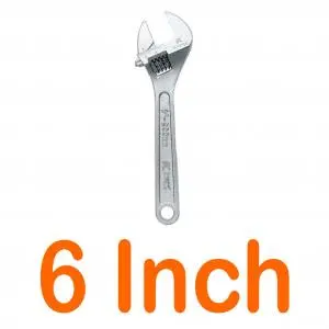 Mỏ lết xi trắng 6inch Kapusi K-7632