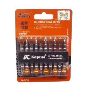 Mũi vít siêu cứng cao cấp vỉ giấy Kapusi K-7182A